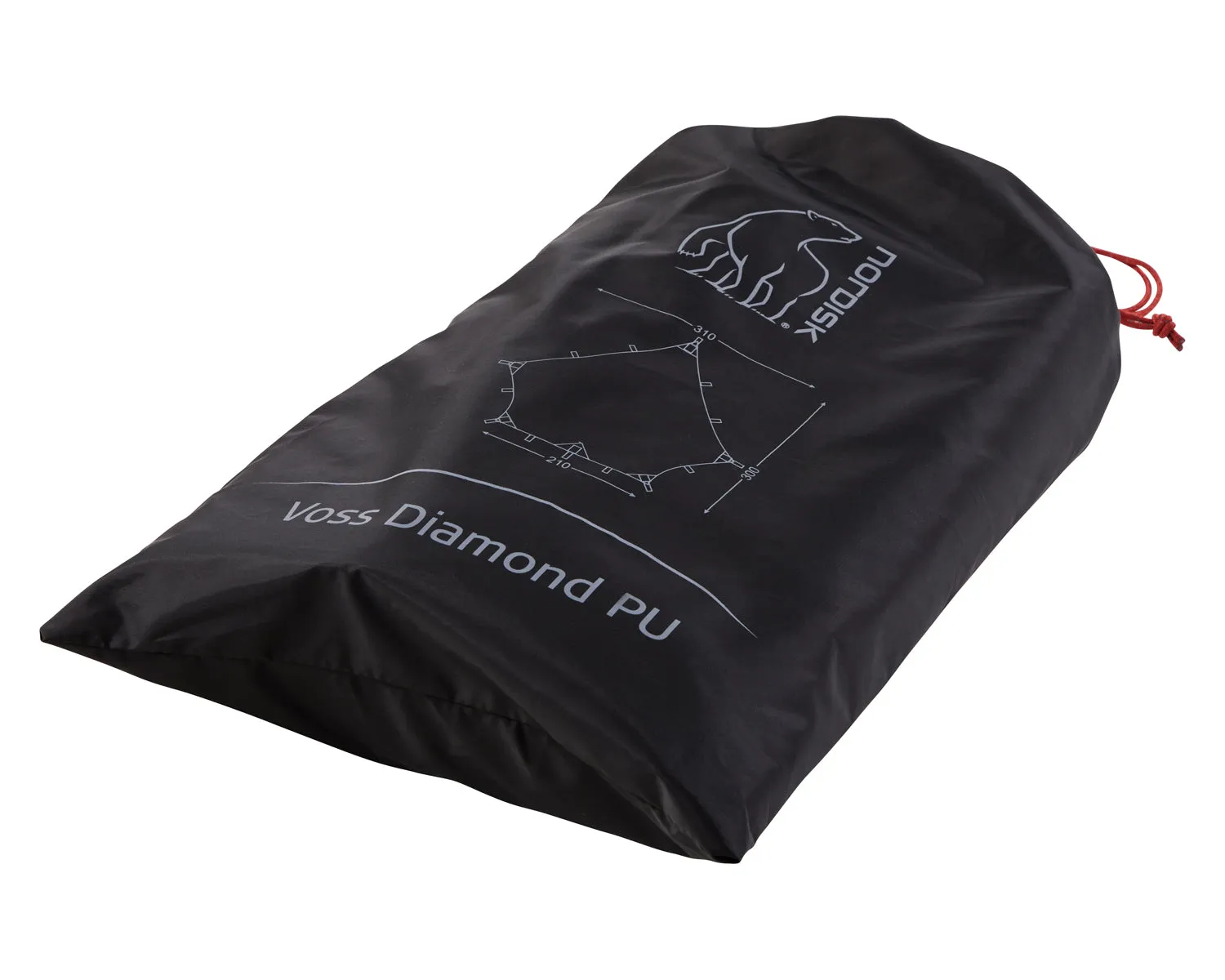 Voss Diamond PU Tarp - Dark Olive Green