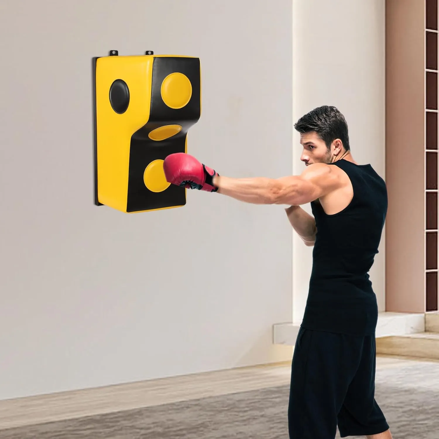 Wall Mount Punching Bag, 11.8 L*27.5H in Wall Boxing Punching Pad, Boxing Training Wall Target, Boxing Training Equipment for Hooks, Uppercut Boxing Bag for Boxing, Taekwondo
