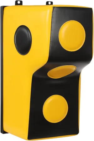 Wall Mounted Boxing Bag, Boxing Training Wall Target Equipment, Heavy Wall Punching Bag for Weight Loss, Fitness (Yellow Black)