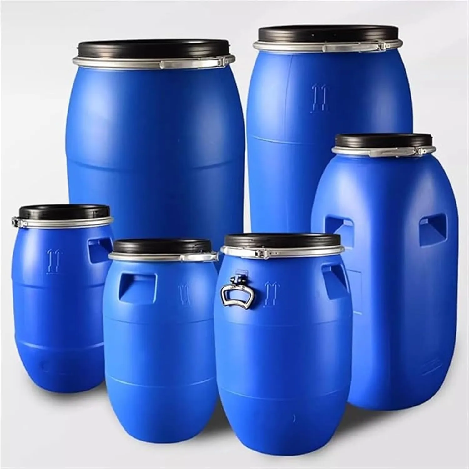 Water Tank 60L/100L/160L/200L Outdoor Travel Camping Water Tank White Portable Car Camping Water Tank Food-Grade Plastic Buckets Wash Carrier Equipment Buckets