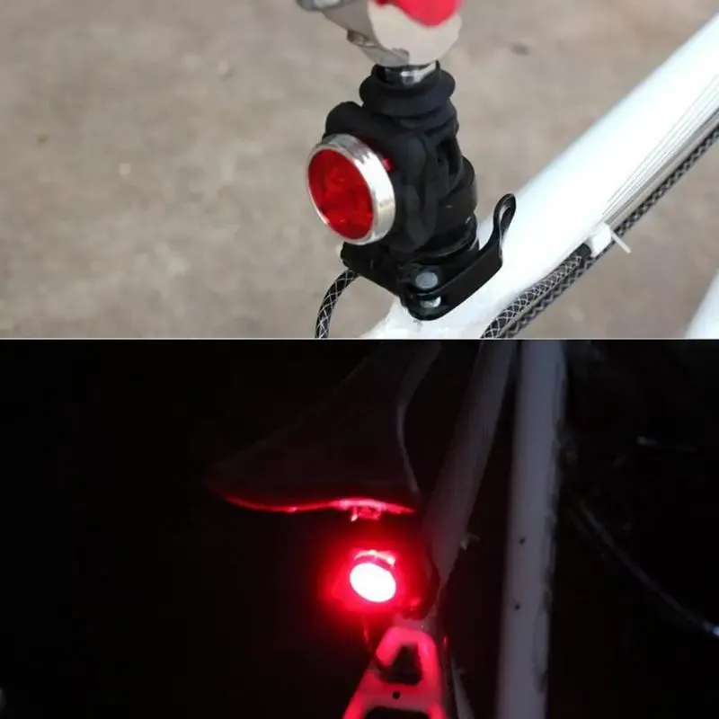 Waterproof USB Rechargeable Bicycle Light Set for Versatile Outdoor Use