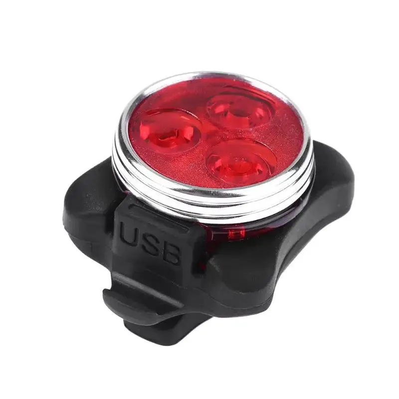Waterproof USB Rechargeable Bicycle Light Set for Versatile Outdoor Use