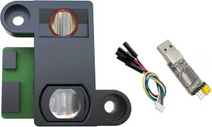 WayPonDEV SSL-20N Solid State FOV 110° Lidar Sensor Detector, 30-400mm Scanning Distance Ranging, Extremely Small Size Lidar Sensor Scanner for Home Business‘s Robots of Avoidance Obstacle