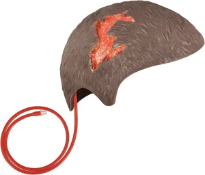 Wearable Head Wound Simulator Kit, Realistic Bleeding Control Training for Medical Students, First Aid,Wound Training and Medical Classes - Brown