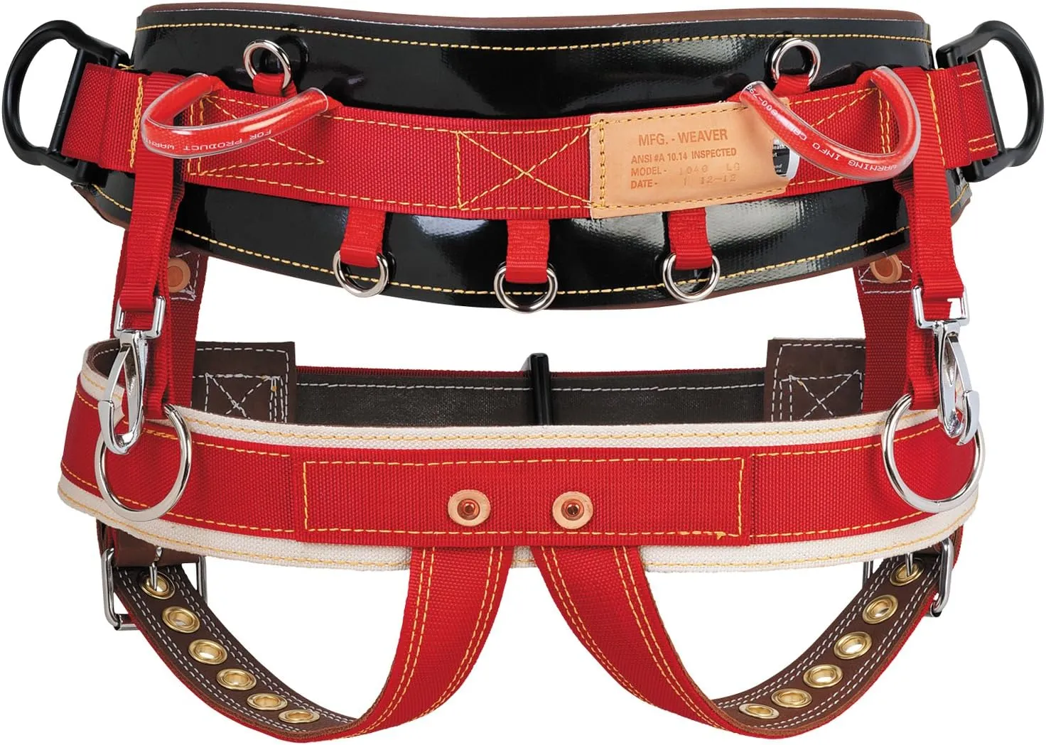 Weaver Leather WLC 330 Saddle One Floating Dee with 2" Nylon Leg Straps