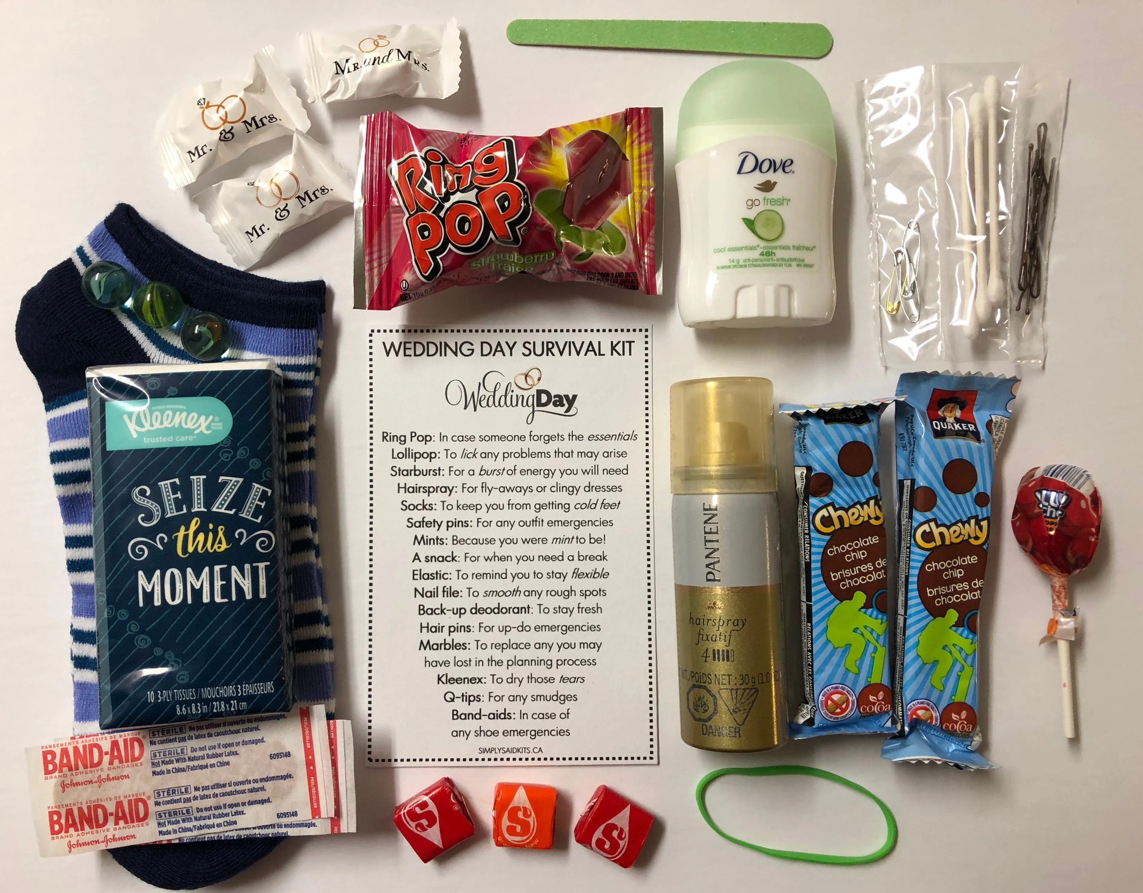 Wedding Day Survival Kit