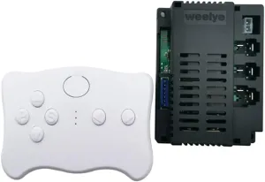 weelye RX19 4x4 4WD Control Box Mainboard 12V 2.4G Bluetooth Remote Control and Receiver Kit Controller Control Box Accessories for Children Electric Ride On Car Replacement Parts