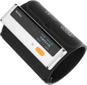 Wellue Bluetooth Blood Pressure Monitor for Home Use, Upper Arm Blood Pressure Machine with Cuff Size 8.6"-16.5", Portable Digital BP Monitor with Free APP for iOS & Android, Reports Shareable
