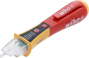 Wiha Non-Contact Voltage Tester Category IV 12-1000V AC with Flash Light - 25506, Red