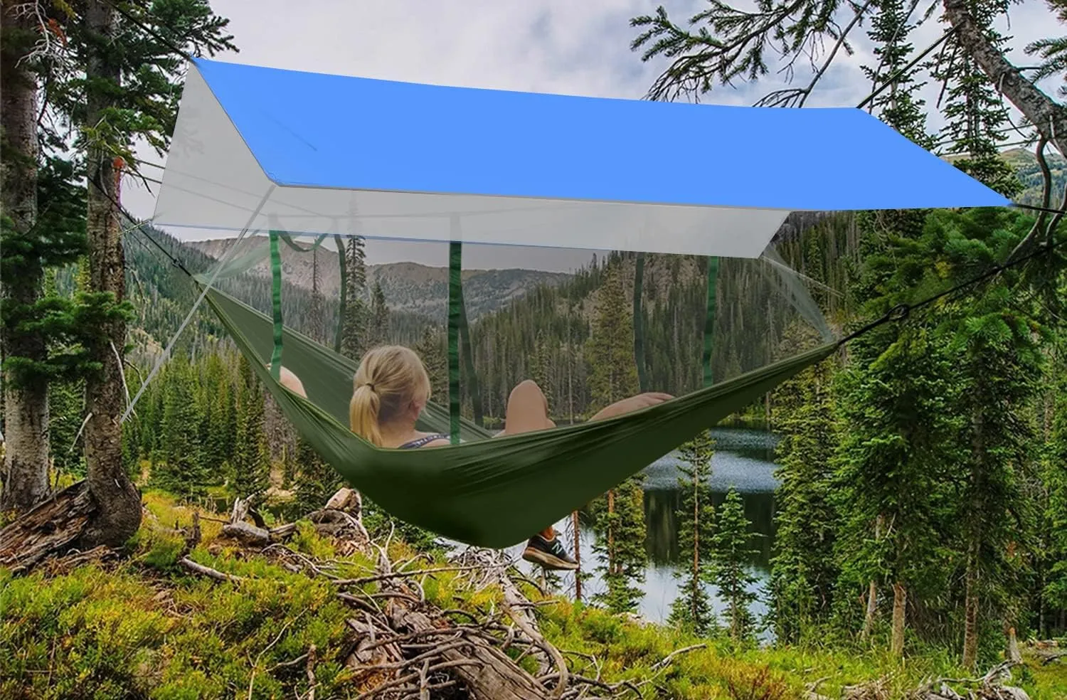 Wind Tour Portable Multifunctional Tent Footprint Traveling Awning Backpacking Rain Fly Tent Waterproof Shelter Outdoor Camping Sun Shelter for Hiking, Beach (118177 in)