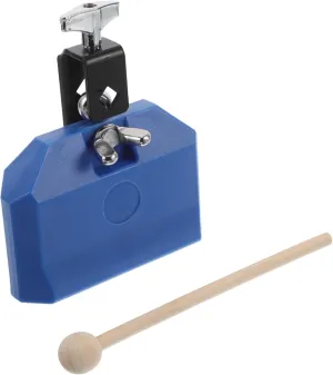Wooden Hammer for Plastic Cowbell Musical Jam Blocks Rhythm Educational Toy for Boys and Girls and Musicians