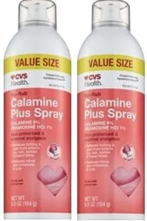 Wuvee Health No-Rub Calamine Plus Spray (2-Pack), 6.5 Fl Oz XX