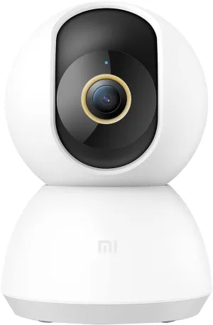 Xiaomi Mi 360 ° Home Security Camera 2K, Surveillance Camera Baby Monitor, 360 Angle Video Night Vision, Human Detection with AI -6P Lens -Aperture F1.4, White