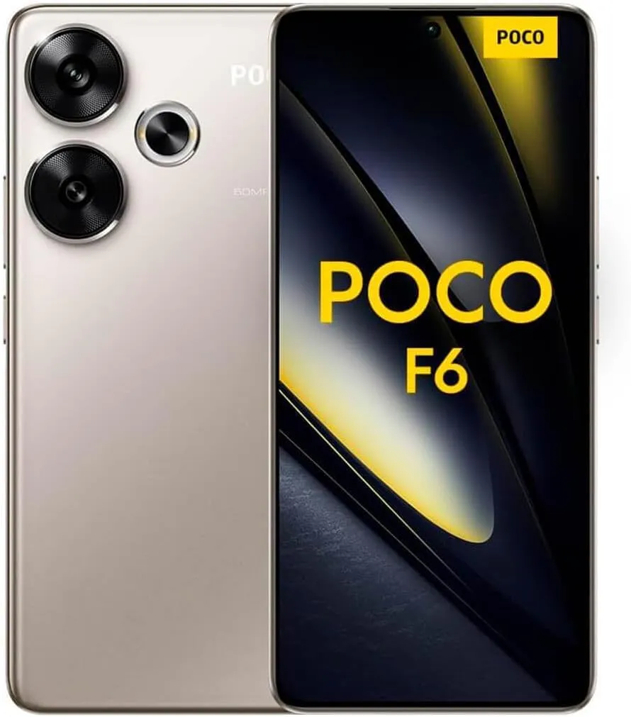 Xiaomi Poco F6 5G   4G LTE (for Tmobile Mint Tello & Global) 512GB   12GB Global Version Unlocked 6.67" 120Hz 50Mp Triple Camera (Titanium)