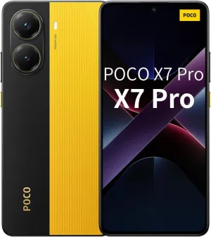 Xiaomi Poco X7 PRO 5G   4G LTE (for Tmobile Mint Tello & Global) (256GB   12GB) Ai 6.67" 50MP Gamers Phone NFC Dual sim Unlocked Model 2412DPC0AG (Yellow)