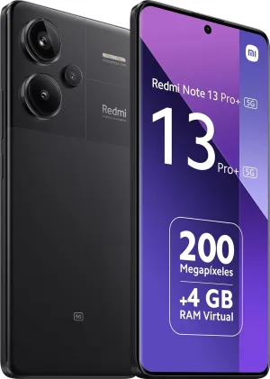 Xiaomi Redmi Note 13 Pro  Plus 5G (for Tmobile Mint Tello & Global) (256GB   8GB) 6.67" 200MP Triple Cam Nfc (Midnight Black)