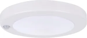 YoonLIT Flush Mount PIR Motion Sensor LED Ceiling Light, 6.2 Inch 10.5W 800 Lumen, Motion Activated Ceiling Fixture for Closet, Garage, Doorway, Stairway, Hallway, White Finish 5000K 1-Pack