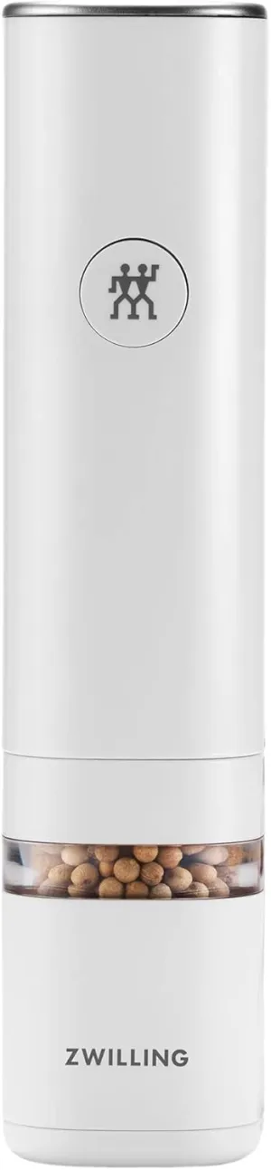 ZWILLING Enfinigy Electric Salt/Pepper Mill - White